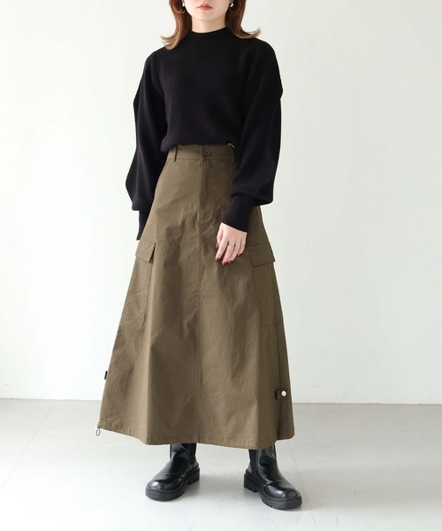 「HER CLOSET」 長袖ニット M ライトブルー レディース_画像7