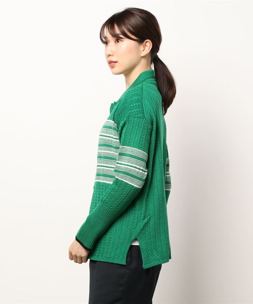 「NOMBRE IMPAIR」 ニットカーディガン FREE ネイビー レディース_画像2