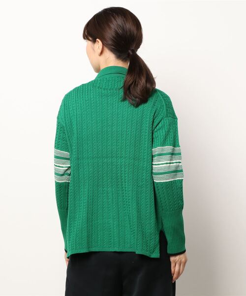 「NOMBRE IMPAIR」 ニットカーディガン FREE ネイビー レディース_画像3