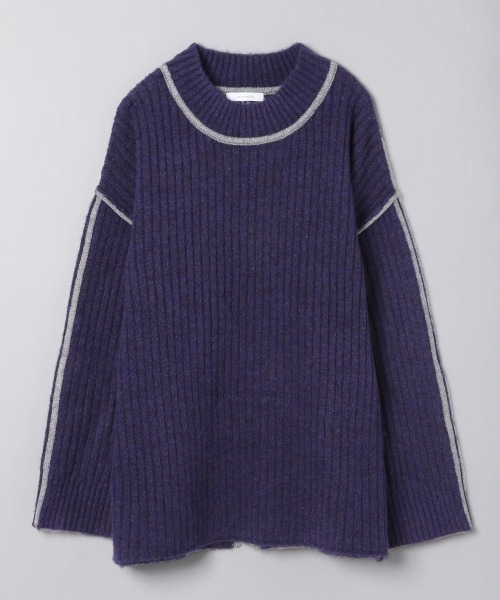 「JEANASIS」 長袖ニット FREE グレー レディース_画像2