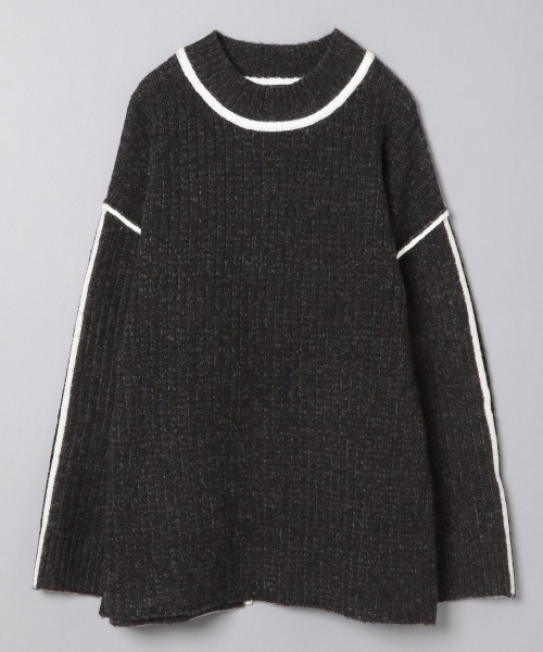 「JEANASIS」 長袖ニット FREE グレー レディース_画像3