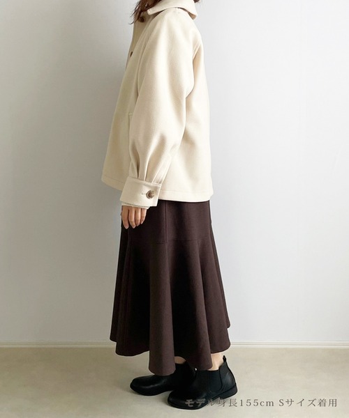 「mil」 ステンカラーコート S キャメル レディース_画像2