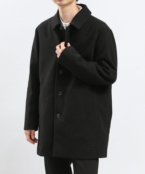 「GLOBAL WORK Smile Seed Store」 ステンカラーコート MEDIUM ネイビー メンズ_画像5