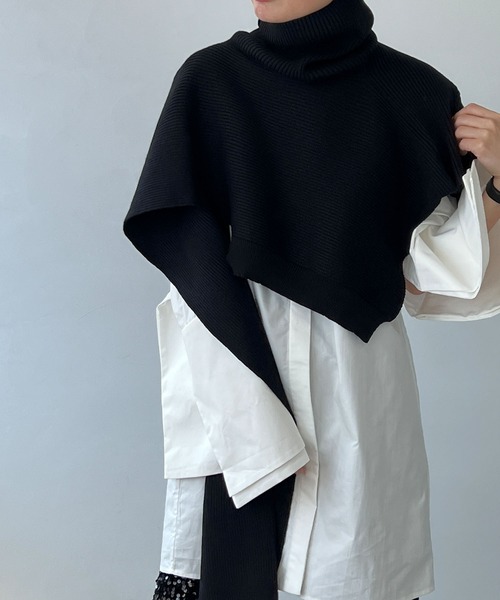 「chuclla」 タートルネックニット FREE グレー レディース_画像4