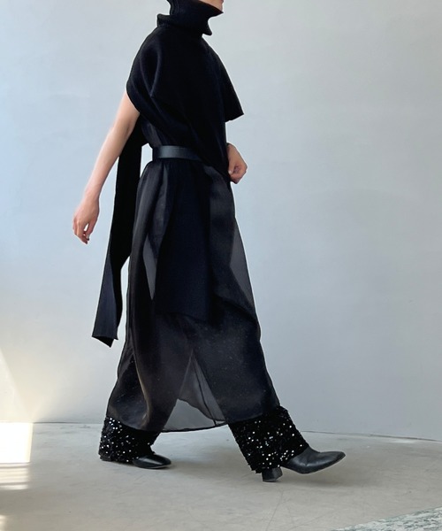 「chuclla」 タートルネックニット FREE グレー レディース_画像5