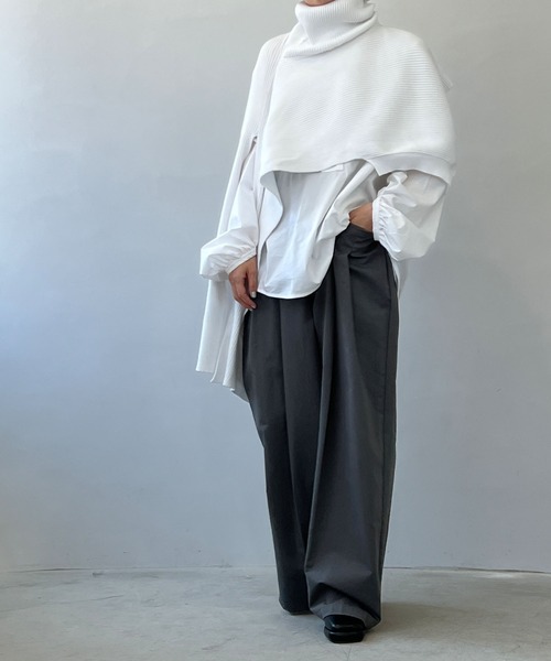 「chuclla」 タートルネックニット FREE グレー レディース_画像9