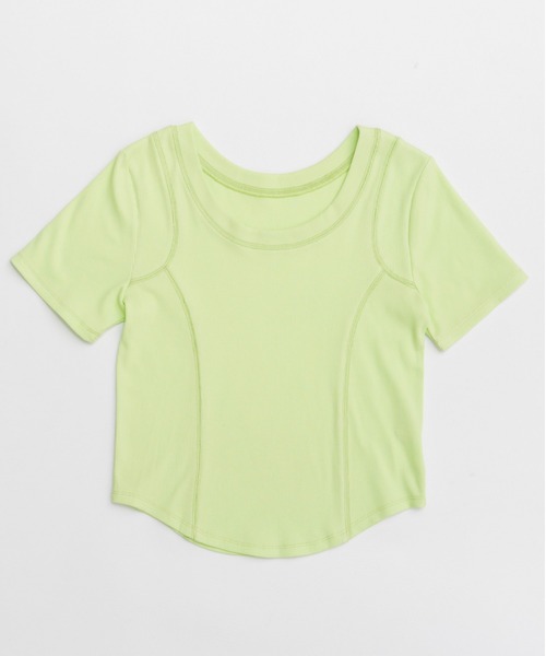 【MAISON SPECIAL】 バイカラーTシャツ MAISON SPECIAL tシャツ Bicolor Stitch Compact T-shirt/バイ