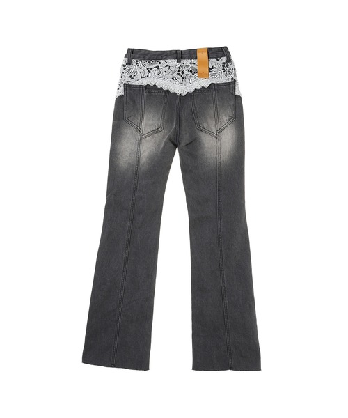rokh ジーンズ デニム デニムパンツ DENIM PANTS WITH LACE