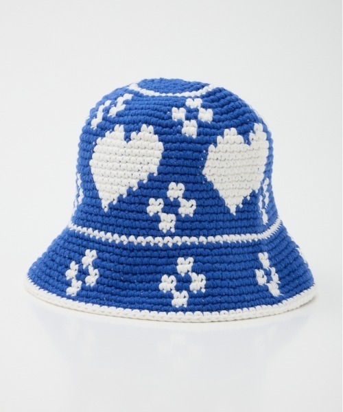SLY（スライ） 帽子 ハット HEART KNIT BUCKET HAT ハート ニット