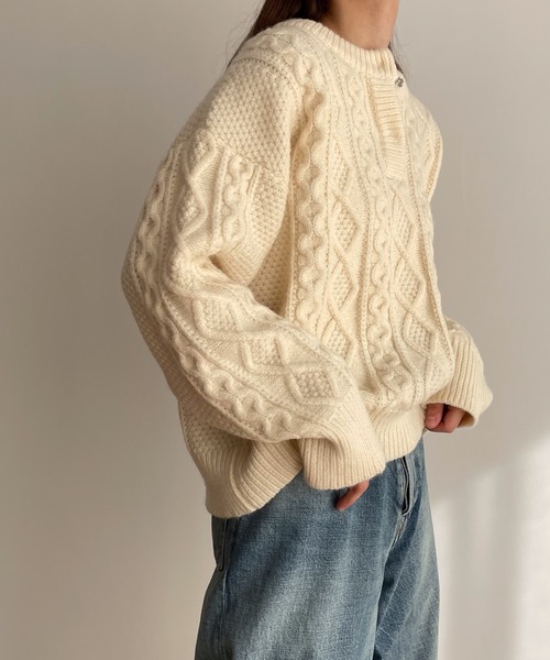 CANAL JEAN（キャナルジーン） 「El mar」長袖ニット ONE SIZE