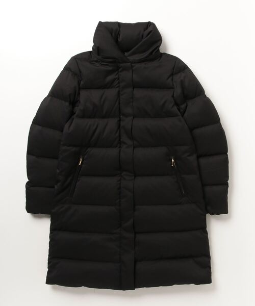 河田フェザー ダウンコート LARGE ベージュ系その他 レディース