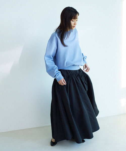 「agnes b.」 スウェットカットソー「Adam et Ropeコラボ」 S ブラック レディース agnes b. 「agnes b.」 スウェットカットソー「Adam et Rope