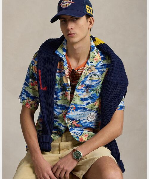POLO RALPH LAUREN シャツ クラシック フィット ビーチプリント