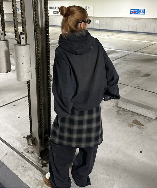 sedacle」 ジップアップパーカー LARGE ライトブルー メンズ
