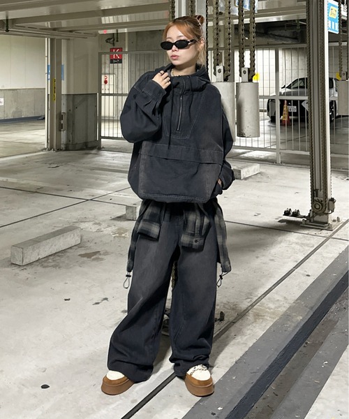 sedacle」 ジップアップパーカー LARGE ライトブルー メンズ