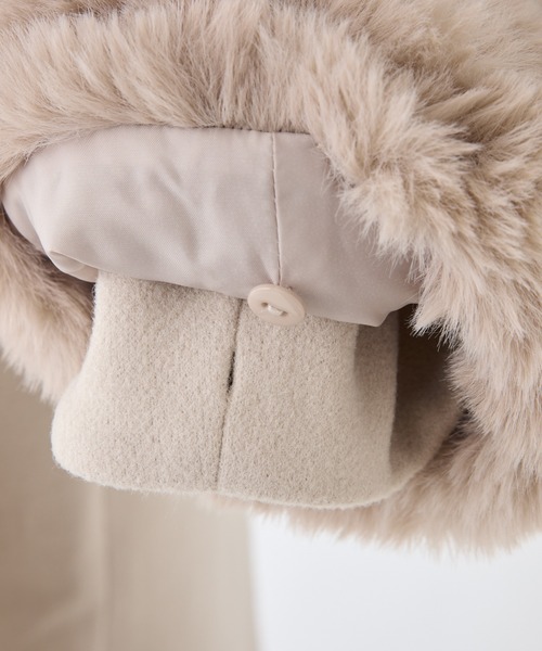 「one after another NICE CLAUP」 チェスターコート SMALL モカ レディース_画像7