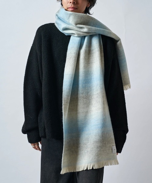 Lui's（ルイス） マフラー ニュアンスグラデーションボリュームロング