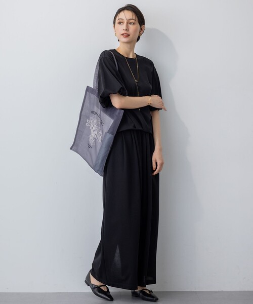 23区（ニジュウサンク） ロング スカート 「WEB＆一部店舗限定/接触冷
