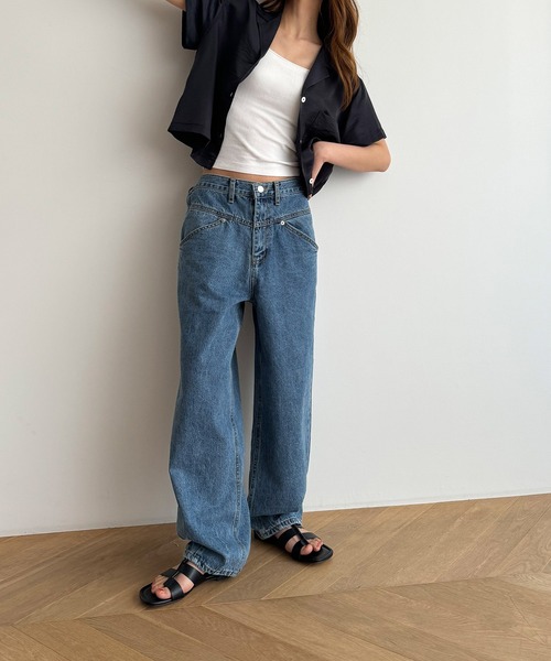 品良く着こなすため デニムパンツ デニム ジーンズ JEAN CANAL El ヨークデニム mar パンツ