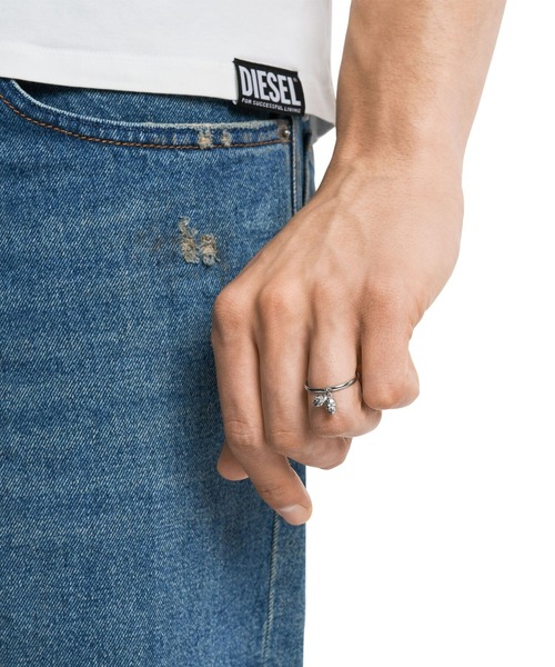 DIESEL 指輪 リング ディーゼル アクセサリー メンズ シルバー