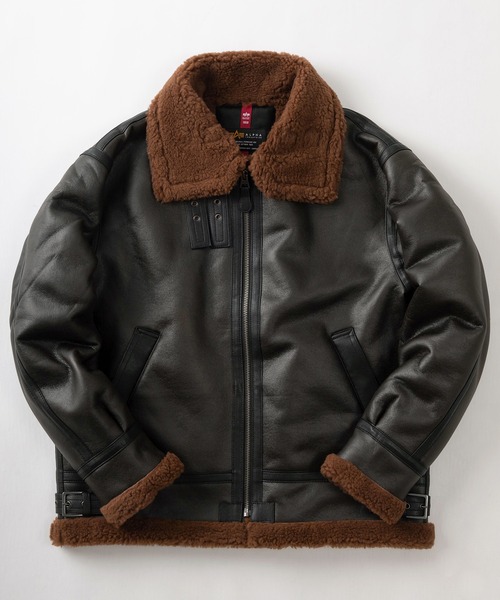 フランダースALPHA INDUSTRIES ボアジャケット ブルゾン　M フランダース様専用ALPHA INDUSTRIES ボアジャケット ブルゾン M