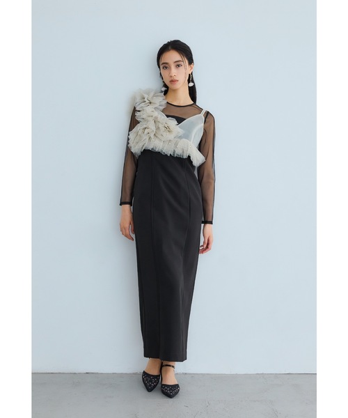 niana（ニアナ） ドレス パールビスチェドレス 2点セット チュール