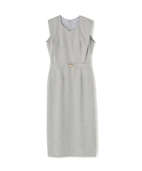 PINKY&DIANNE ダイヤモンドネックベルテッドワンピース ダイヤモンドネックベルテッドワンピース | PINKY&DIANNE