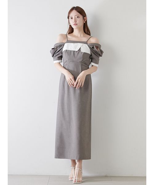 snidel スナイデル バイカラーバリエワンピース SNIDEL｜バイカラーバリエワンピース | Rakuten Fashion(楽天