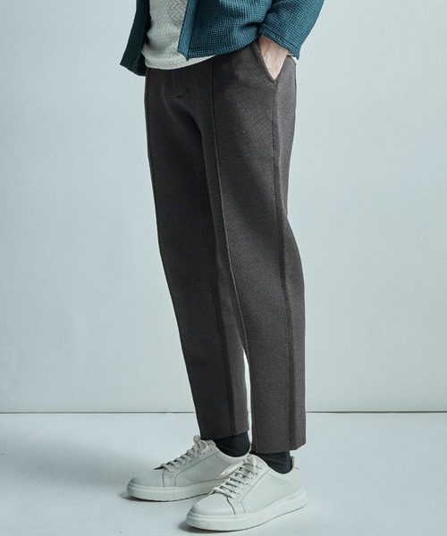 HERG1 【NEW】ミラノリブニットパンツ・メンズ 新品 MEN'S BIGI（メンズビギ） パンツ ミラノリブニットパンツ「マシン