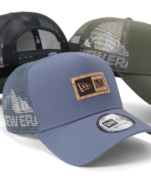 初*ス様 ニューエラ　new era サークルロゴ　メッシュキャップ新品 9FORTY A-Frame トラッカー Circle OOTTF サークルロゴ ブラック