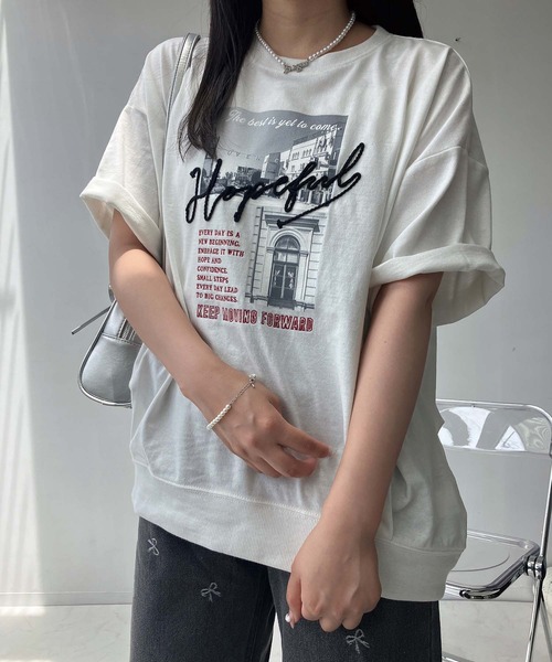 AS KNOW tシャツ ○アソートデザイン 刺繍ロゴ フォトプリントT