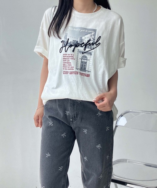 AS KNOW tシャツ ○アソートデザイン 刺繍ロゴ フォトプリントT
