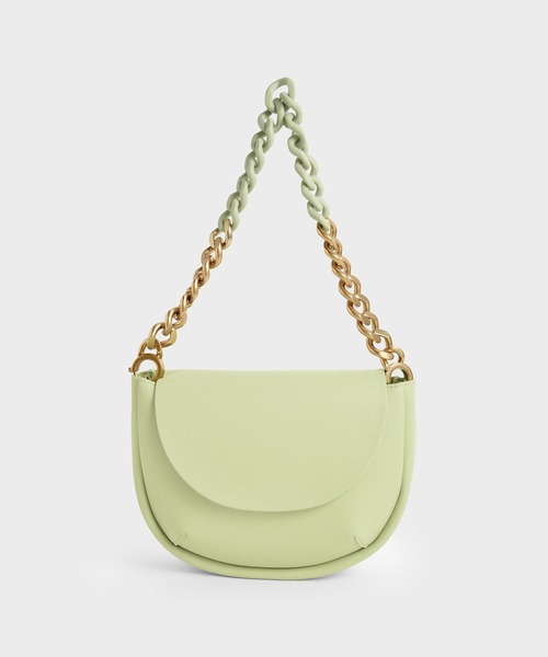 ショルダーバッグ　CHARLES & KEITH ミントグリーン CHARLES ＆ KEITH 「CHARLES & KEITH」 ショルダーバッグ M
