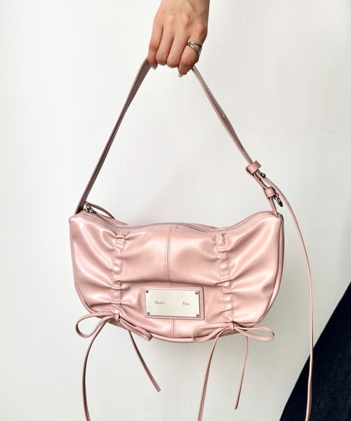 【最終値下げ】【即購入◎】Matin Kim リボン ショルダーバッグ ピンク 中古・古着通販】Matin Kim (マーティン・キム) リボン