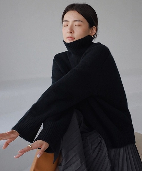 「Girly Doll」 「Doula Doula」タートルネックニット F ベージュ レディース_画像2