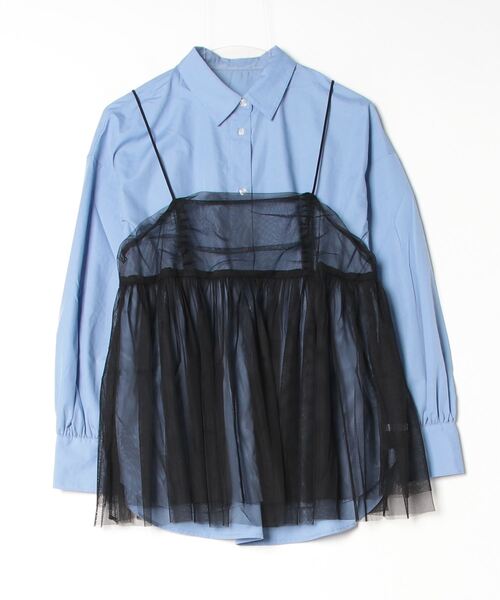 「BEAUTY&YOUTH UNITED ARROWS」 キャミソールブラウス FREE ライトブルー レディース