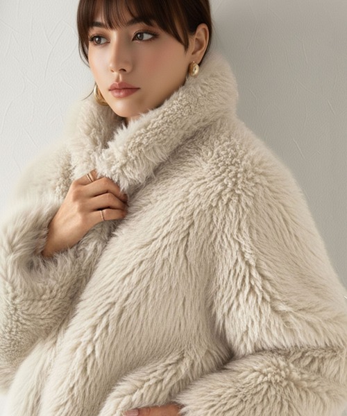 mily bilet ブルゾン アウター 「mily bilet」ゴージャスなファーが