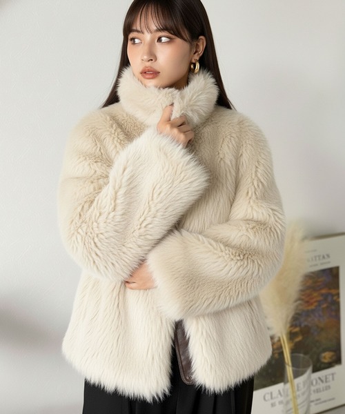 mily bilet ブルゾン アウター 「mily bilet」ゴージャスなファーが