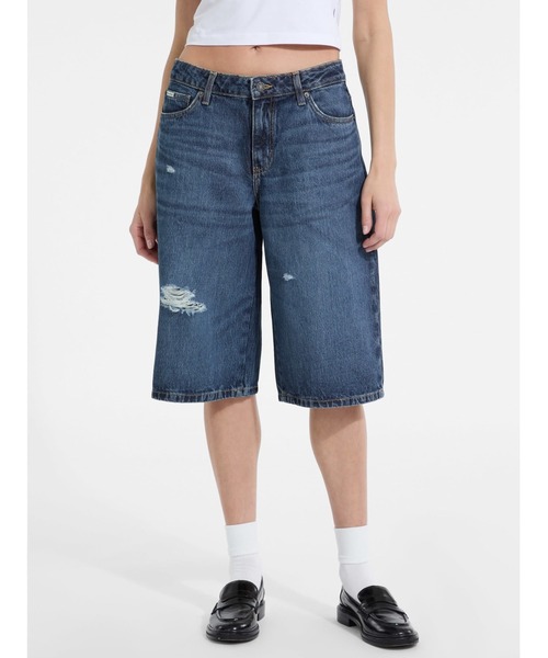 【インディゴブルー(GTLW)】GUESS Originals デニムハーフパンツ (W)Bermuda Shorts 93047180b_b_02_500.jpg