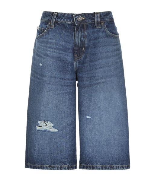 【インディゴブルー(MBL)】GUESS デニム ショートパンツ (W)LADIES' Denim Shorts Guess Ladies Denim Shorts Shorts for Women