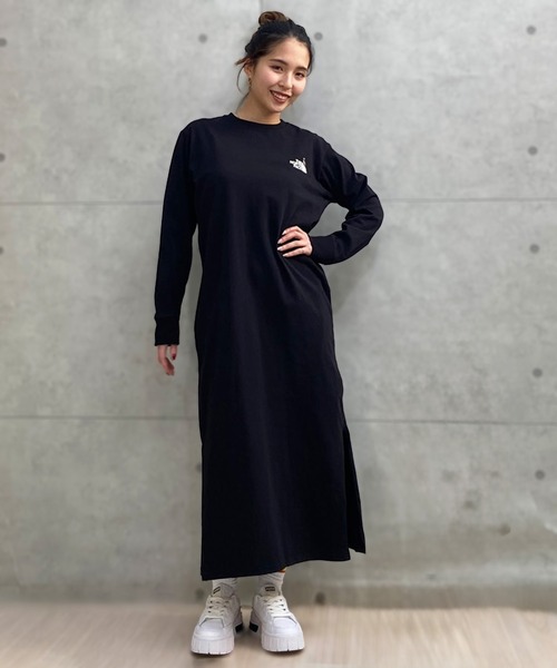 Sサイズ相当★The North Face Tシャツドレス ブラック ワンピース Sサイズ相当☆The North Face Tシャツドレス ブラック