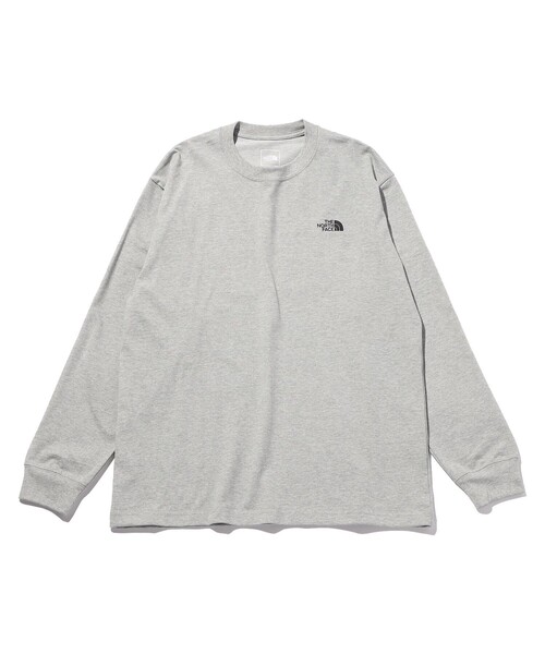 「THE NORTH FACE」 長袖Tシャツ MEDIUM オリーブ メンズ_画像2