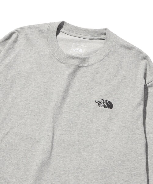 「THE NORTH FACE」 長袖Tシャツ MEDIUM オリーブ メンズ_画像3