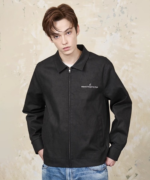 「HARSH AND CRUEL」 ジップアップブルゾン L ブラック メンズ_画像5