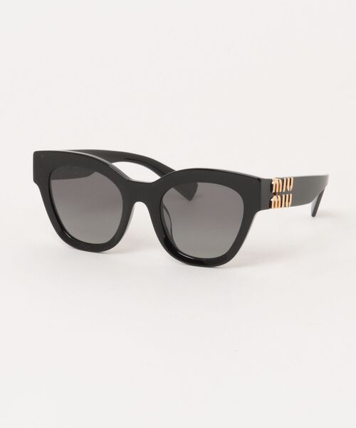 MIUMIU 国内正規品 SMU51T ゴールド サングラス ミュウミュウ Miu Miu SMU51T Cate-eye,Butterfly Prescription Full rim
