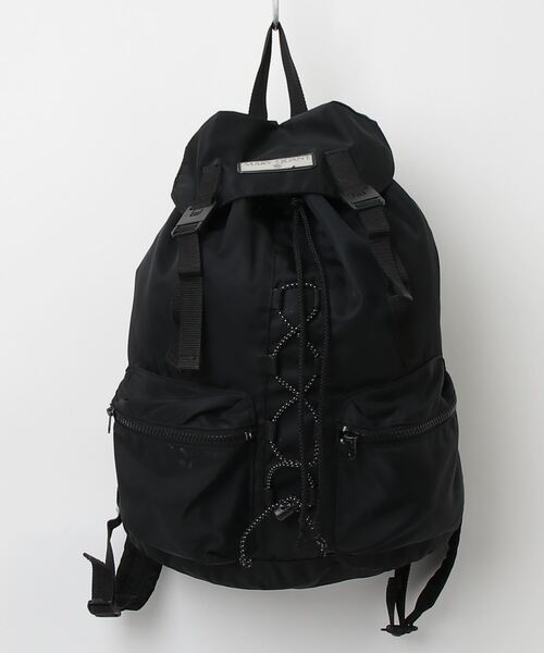 MARY QUANT ブラックリュック MARY QUANT 「MARY QUANT」 ワンポイントリュック - ブラック