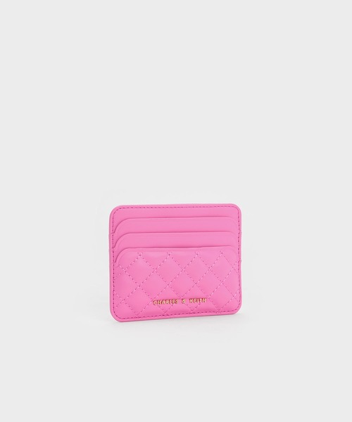 国内発送・すぐ届く【CHARLES & KEITH 】カードホルダー CHARLES & KEITH 「CHARLES & KEITH」 カードケース - ピンク