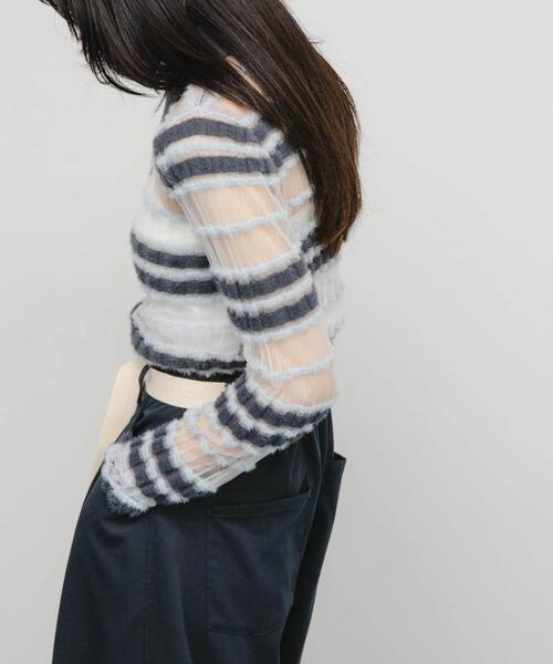 KBF フェザーモールニット セーター ケービーエフ KBF - KBF フェザーモールニットの通販 by aoi's shop｜ケービーエフ
