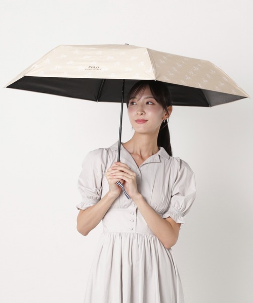 【新品】ポロラルフローレン 花柄 晴雨兼用 折り畳み傘 ネイビー 55cm 新品】ポロラルフローレン 花柄 晴雨兼用 折り畳み傘 ネイビー