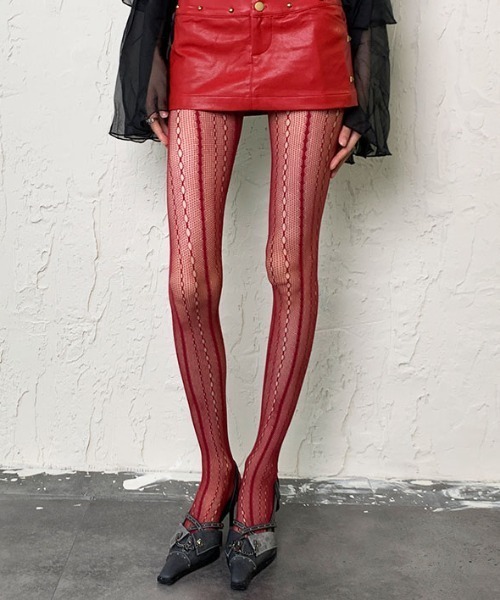 タイツ RETRO SHEER LACE MESH TIGHTS レトロシアーレースメッシュ 